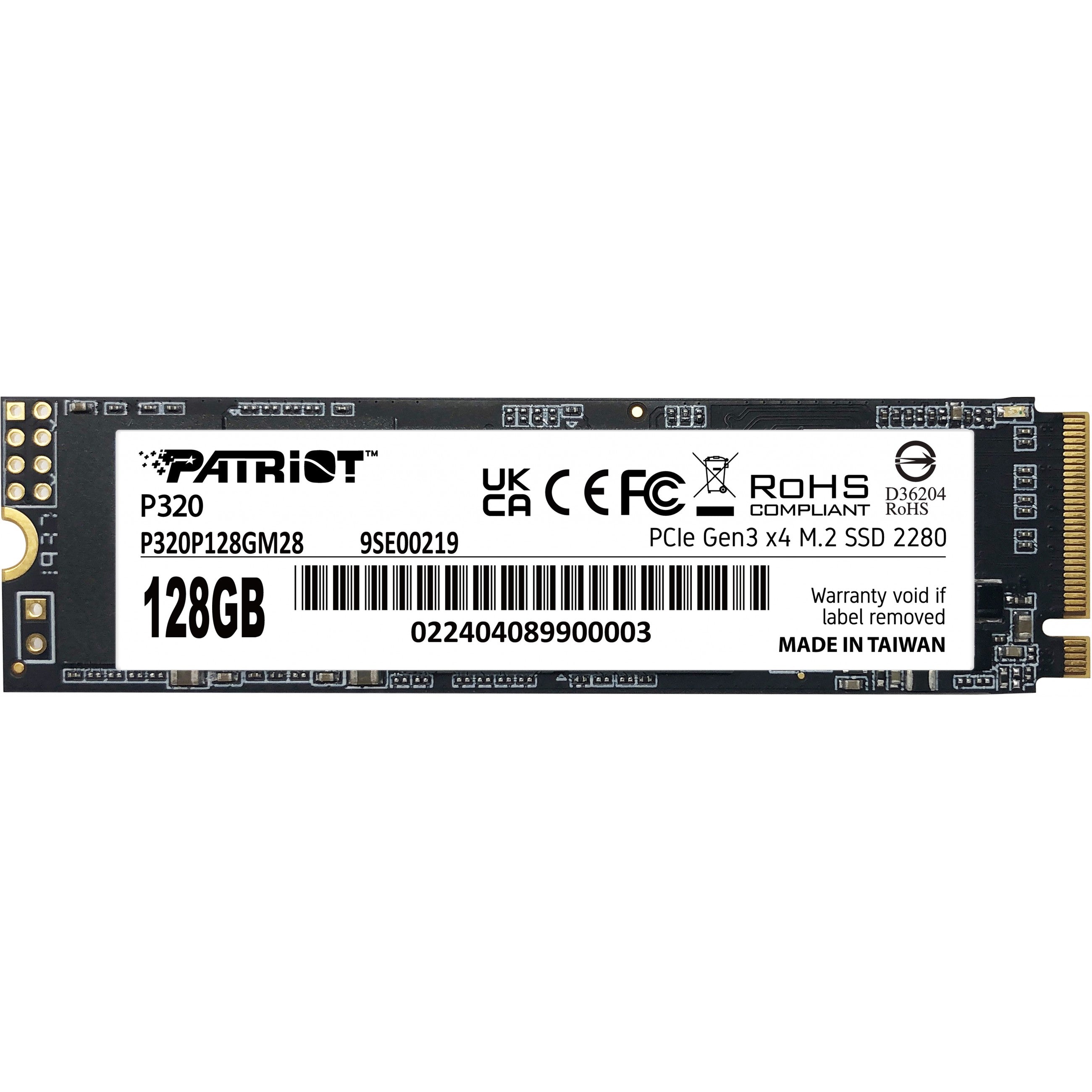 Patriot 128GB M.2 P320 PCIe 3.0 NVME 1600/1000 PE995