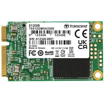 TRANSCEND 512GB mSATA SSD SATA3 3D TLC