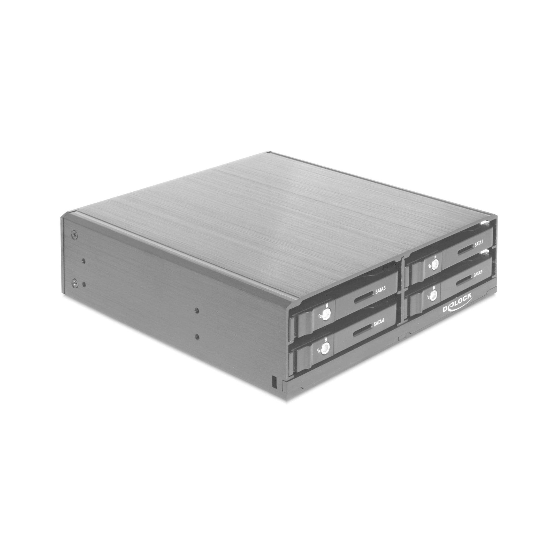 Delock HDD Einbausatz, 4x 2.5 HDD in 5.25