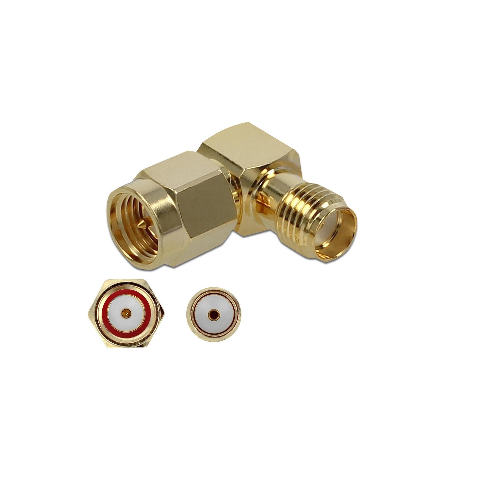 Delock SMA-Steckerzu SMA-Buchse, 90°, 10Ghz