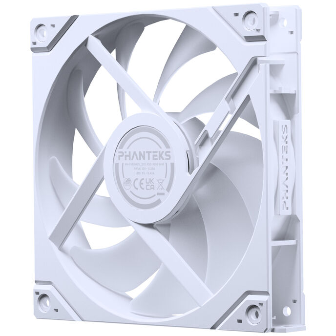 PHANTEKS M25 Gen2 PWM D-RGB Lüfter - Reverse Blade, 140mm, weiß
