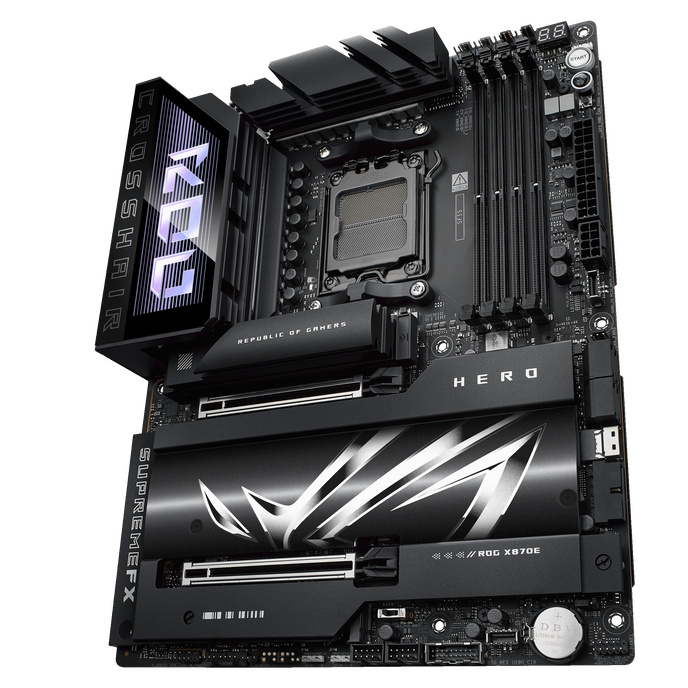 ASUS ROG Crosshair X870E Hero Mainboard, AMD X870E, Sockel AM5, DDR5
