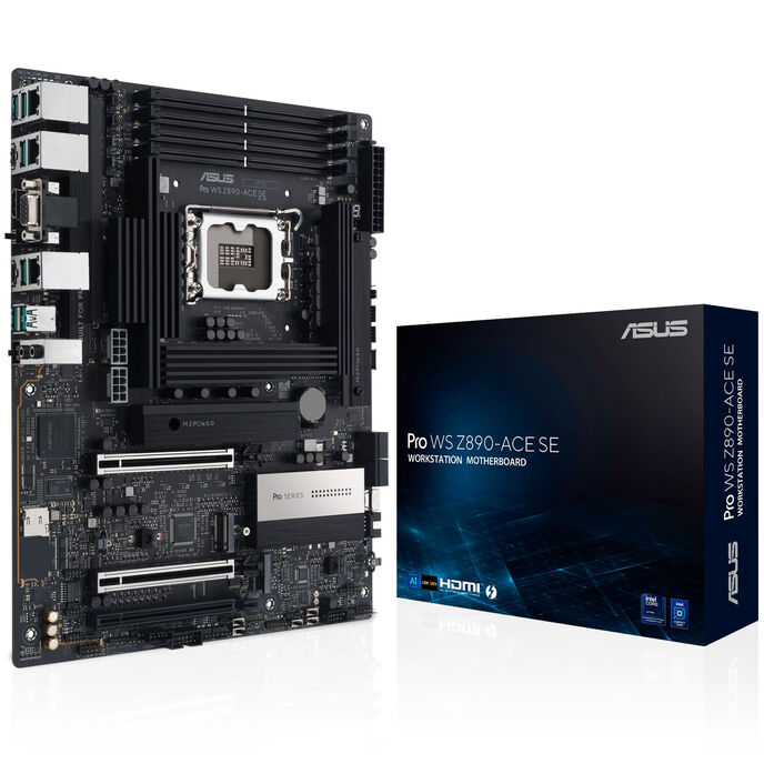 ASUS Pro WS Z890-ACE SE Mainboard, Sockel LGA 1851, Intel Z890, ATX, DDR5