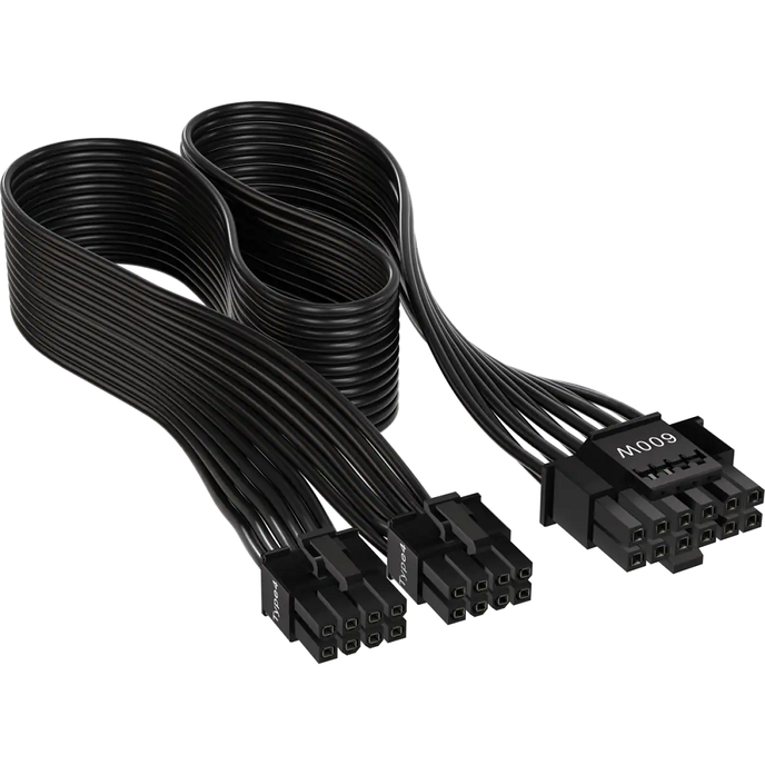 Corsair 2x 8-Pin-PCIe zu 12+4pin-12VHPWR Kabel - Bulk, 600 W