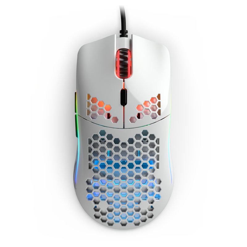 Glorious Model O Gaming-Maus - weiß, glossy