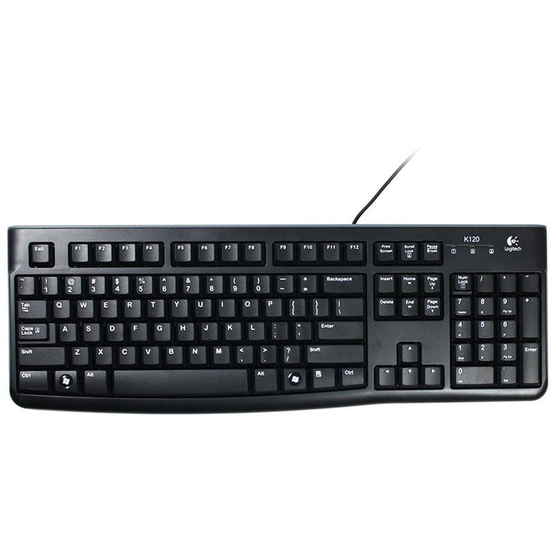 Logitech K120 Keyboard USB - schwarz