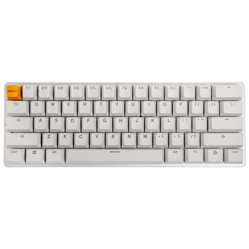 Glorious GMMK Compact White Ice Edition - Gateron-Brown, US-Layout