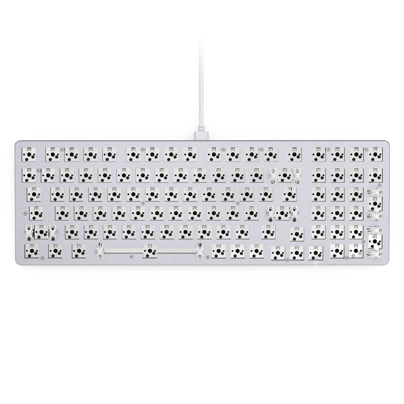 Glorious GMMK 2 Full-Size Tastatur - Barebone, ANSI-Layout, weiß