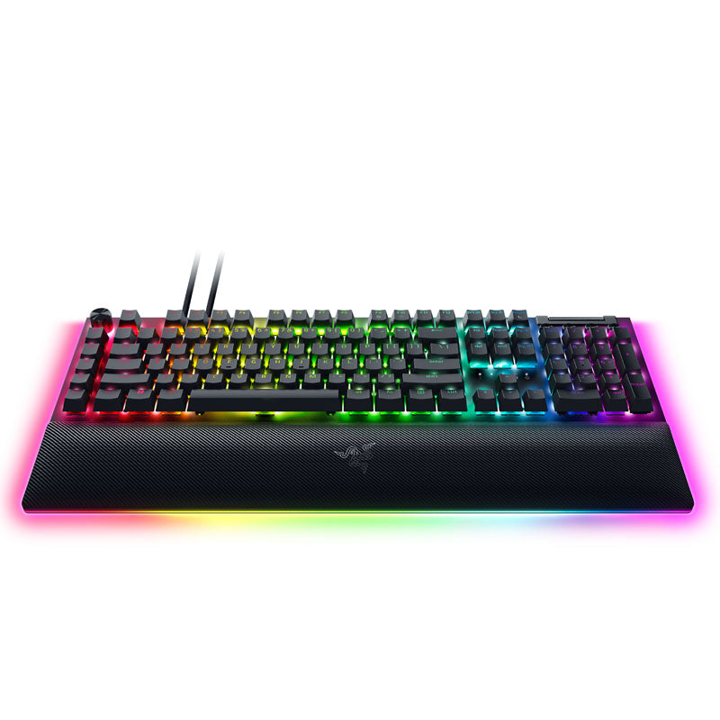 Razer BlackWidow V4 Pro Gaming Tastatur, Green Switch, USB, DE Layout