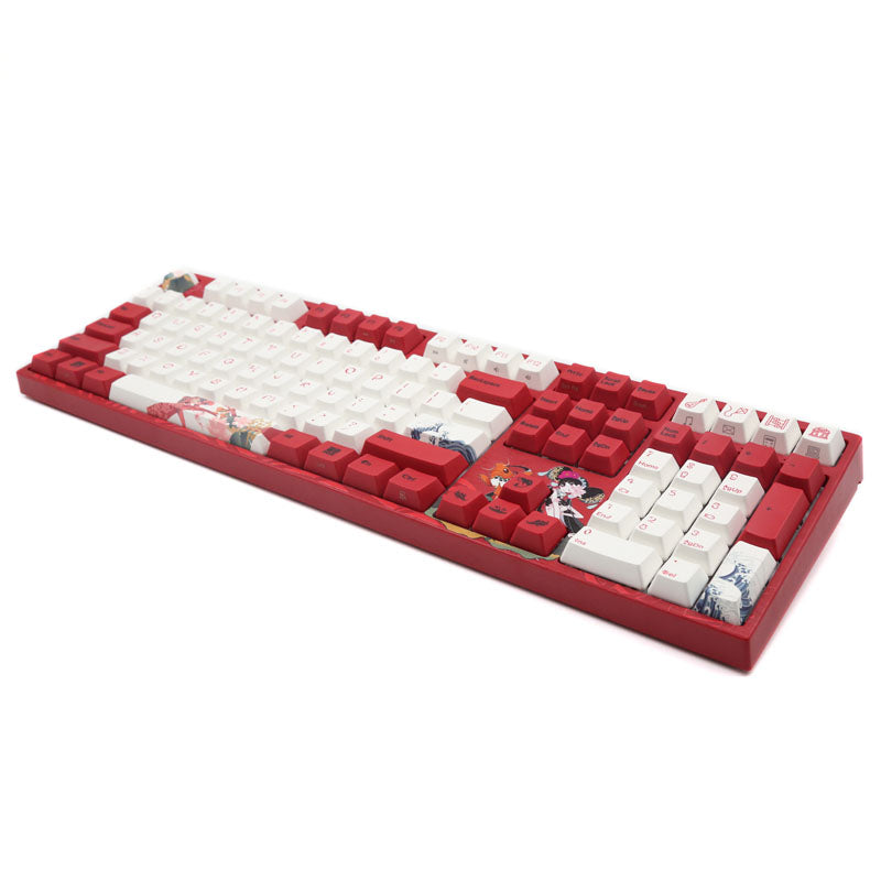 Varmilo VEA108 Koi Gaming Tastatur, MX-Brown, weiße LED - US Layout