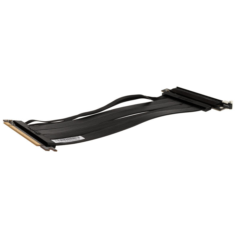 SilverStone Riser Flachband-Kabel, 22cm - schwarz