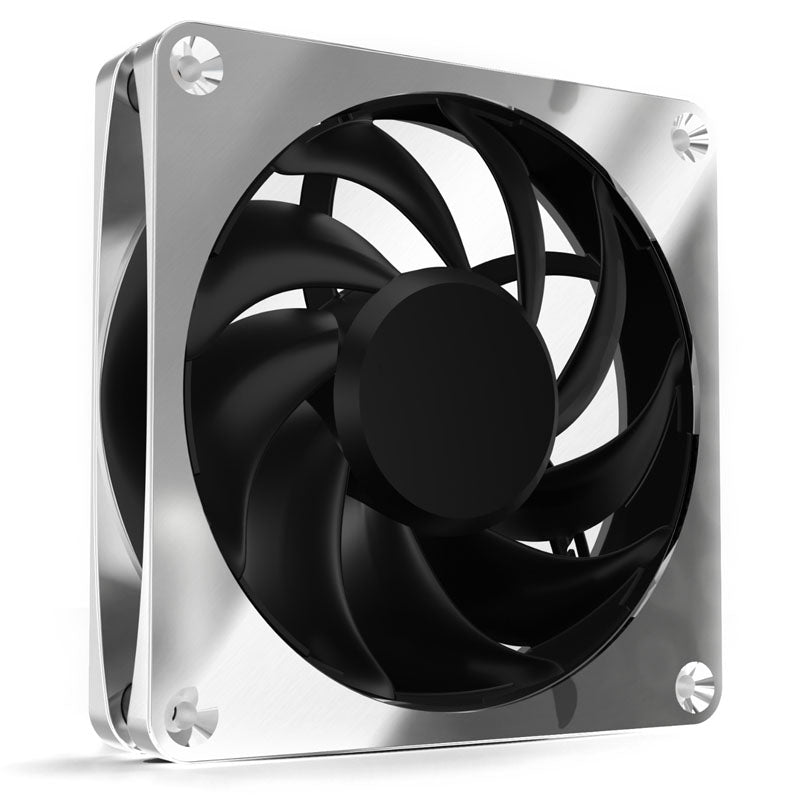 Alphacool Apex Stealth Metall Lüfter 120 mm, 2.000 U/min - chrome