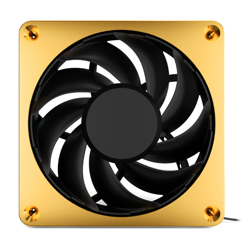 Alphacool Apex Stealth Metall Lüfter 120 mm, 2.000 U/min - gold