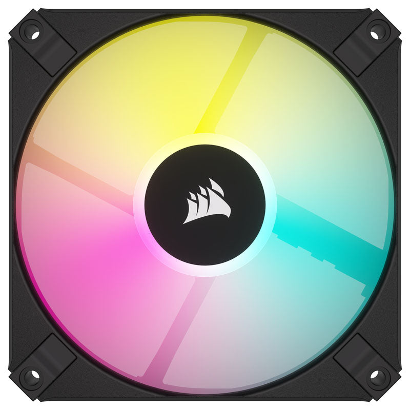 Corsair AF Slim Series RGB PWM Lüfter 2er Pack inkl. RGB-Controller - 120mm, schwarz