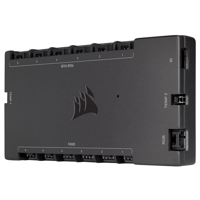 Corsair Commander Core XT RGB LED Controller + Fan Hub - schwarz