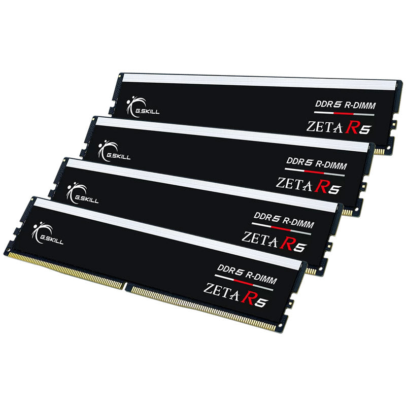 G.Skill Zeta R5, DDR5-6400, CL39, Intel XMP, ECC reg. - 64 GB Quad-Kit, Schwarz
