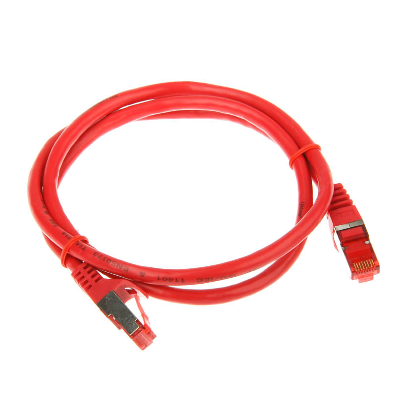 InLine Patchkabel Cat.6, S/FTP (PiMf), 250MHz, rot - 1m