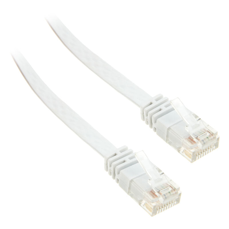 InLine 0,5m Patchkabel flach, U/UTP, Cat.6 - weiß