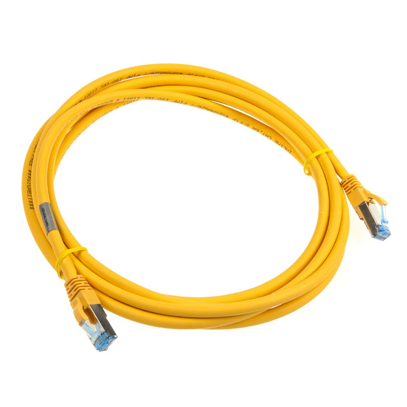InLine Patchkabel Cat.6A, S/FTP (PiMf), 500MHz, gelb - 3m