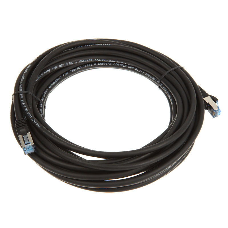 InLine Patchkabel Cat.6A, S/FTP (PiMf), 500MHz, schwarz - 10m