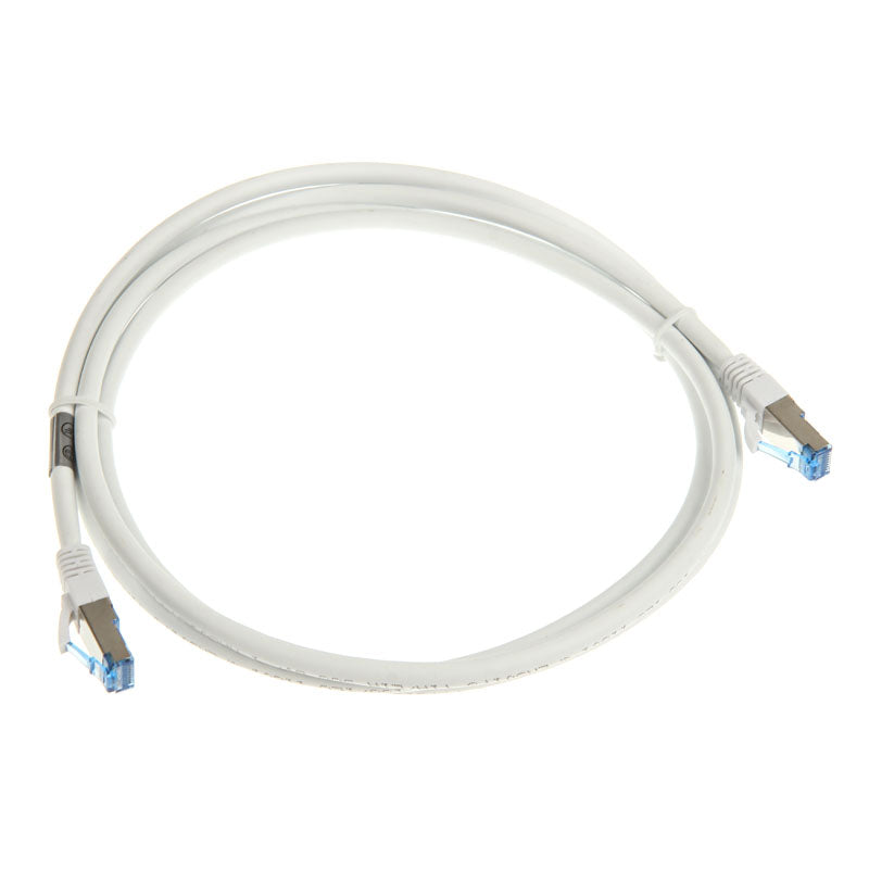InLine Patchkabel Cat.6A, S/FTP (PiMf), 500MHz, weiß - 2m