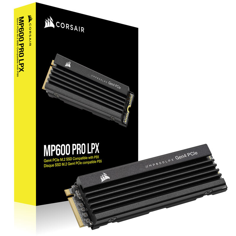 Corsair MP600 Pro LPX NVMe SSD, PCIe 4.0 M.2 Typ 2280 - 4 TB