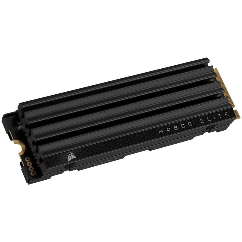 Corsair MP600 Elite NVMe SSD, PCIe 4.0 M.2 Typ 2280 - 2 TB mit Kühlkörper
