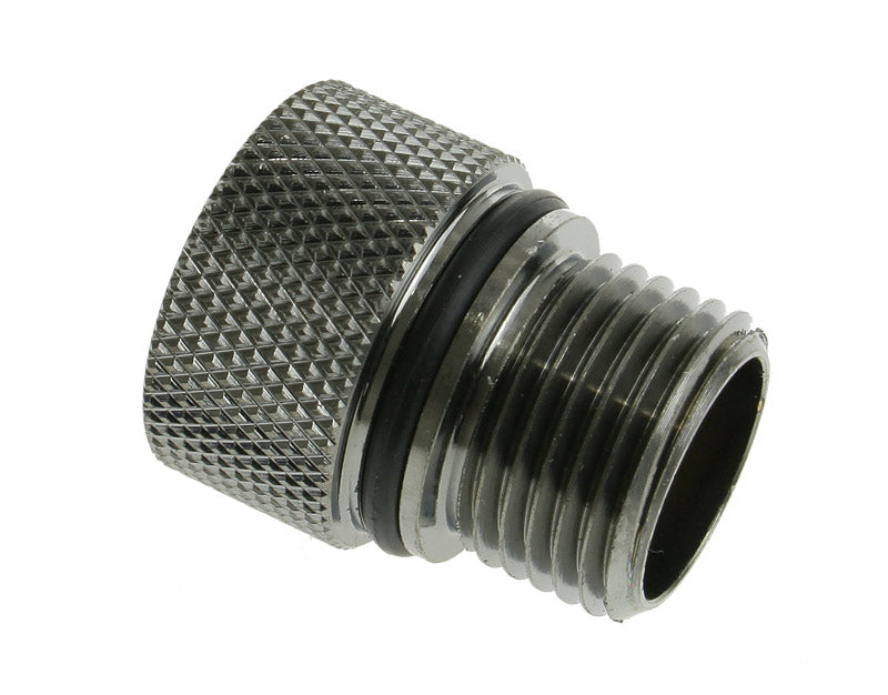 Bitspower Adapter für Eheim 1046/1048/1250 G3/8 Zoll AG auf G1/4 Zoll IG - schwarz glänzend