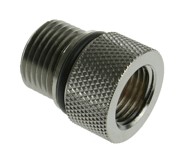Bitspower Adapter für Eheim 1046/1048/1250 G3/8 Zoll AG auf G1/4 Zoll IG - schwarz glänzend
