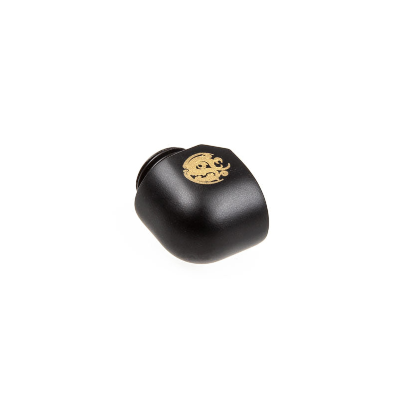 Bitspower Adapter 90 Grad G1/4 Zoll AG auf G1/4 Zoll IG - carbon schwarz