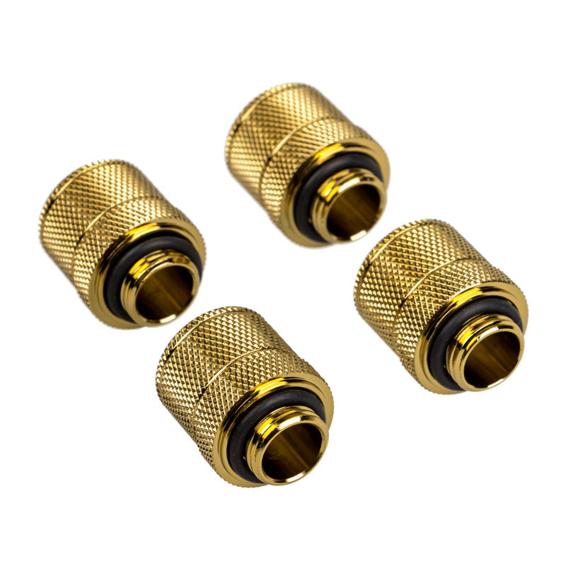 Corsair Hydro X Series XF Compression G1/4 13/10 Fittings Four Pack - gold