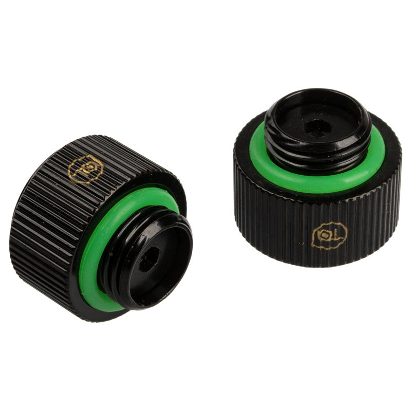 Bitspower Touchaqua manueller Luftauslass G1/4 Zoll AG - 2er-Pack, schwarz