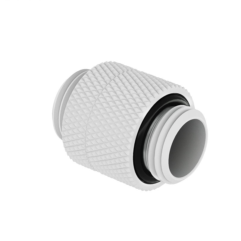 Barrow Adapter gerade G1/4 Zoll AG auf G1/4 Zoll AG, 14mm, drehbar - weiß