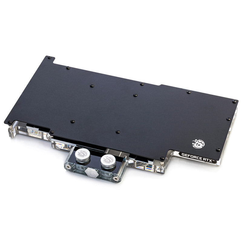 Bitspower Classic ASUS ROG Strix GeForce RTX 3080 GPU Wasserkühler - Nickel + Acryl