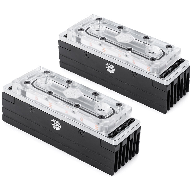 Bitspower Arbeitsspeicherkühler, ARGB - transparent 8er-Pack