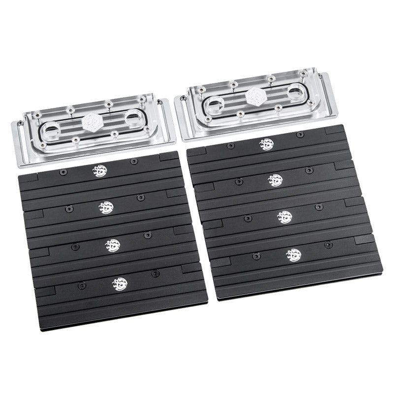 Bitspower Arbeitsspeicherkühler, ARGB - transparent 8er-Pack