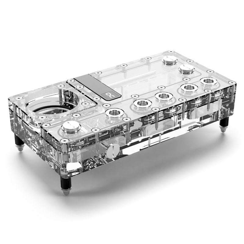 Alphacool Core Distro Plate 240 mm Rechts VPP/D5, ARGB - Acryl