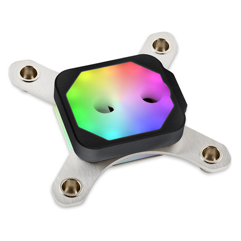 Aqua Computer cuplex kryos NEXT RGBpx 1200/1156/1155/1151/1150 - Acetal + 925 Silber, schwarz