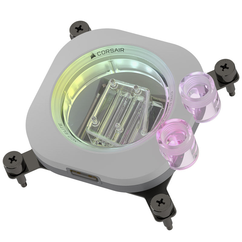 Corsair Hydro X Series XC7 RGB Elite CPU Wasserblock LGA 1700, AM4 / AM5 - weiß