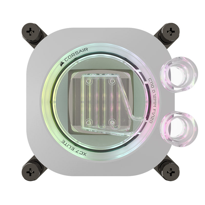 Corsair Hydro X Series XC7 RGB Elite CPU Wasserblock LGA 1700, AM4 / AM5 - weiß