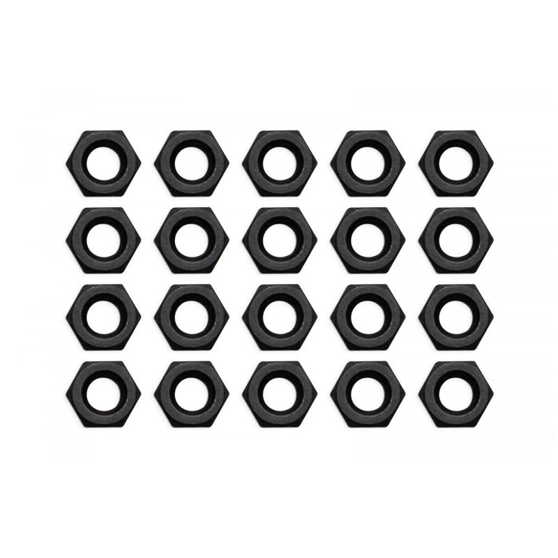 EK Water Blocks EK-Loop Nuts Set M4 - 20 Stück - schwarz