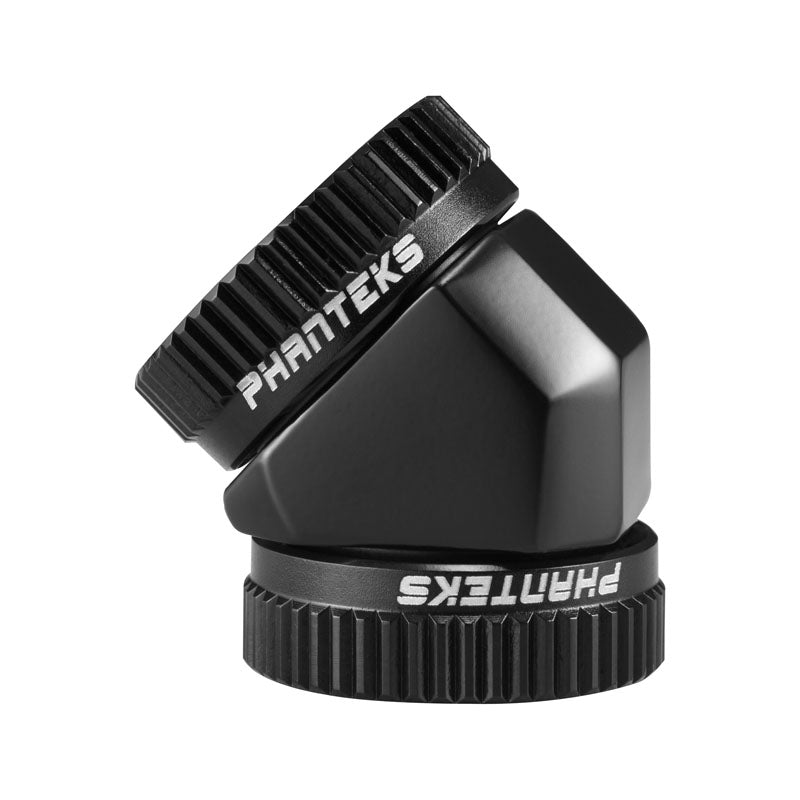 PHANTEKS Glacier Adapter 45 Grad 16mm AD auf 16mm AD Hardtube, schwarz