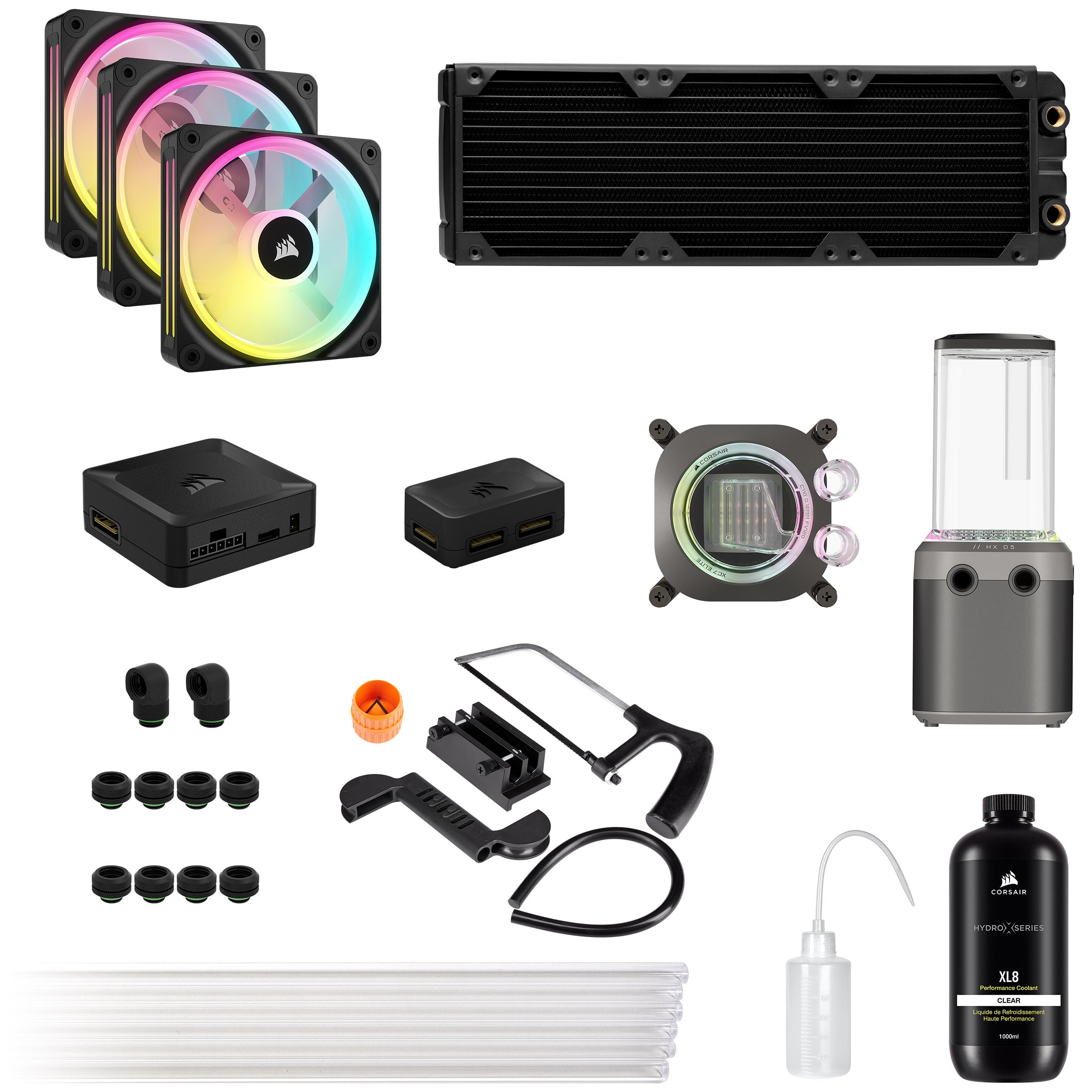 Corsair Hydro X iCUE Link XH405i RGB Elite - stealth gray