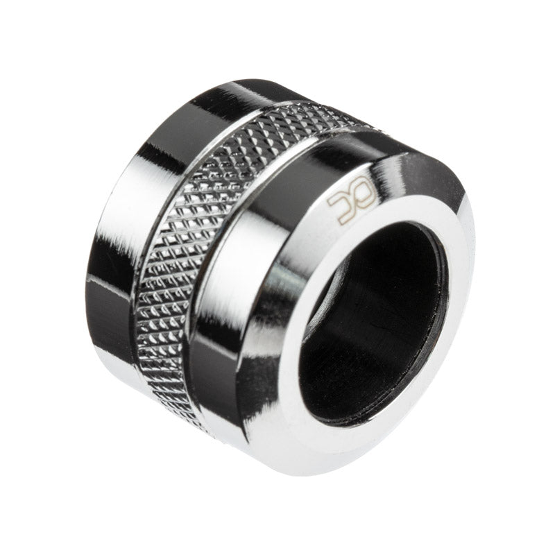 Alphacool Eiszapfen Pro Anschluss 16mm Hardtube Fitting G1/4, 6-Pack - chrome