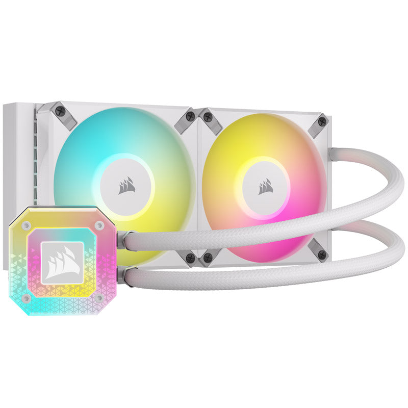 Corsair iCUE H100i ELITE CAPELLIX XT AiO Wasserkühlung - 240mm, weiß