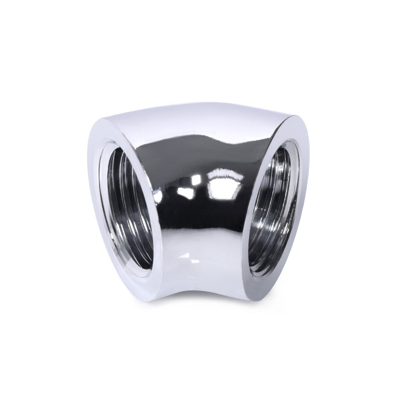 Alphacool 45 Grad G1/4 Zoll IG auf G1/4 Zoll IG, chrome