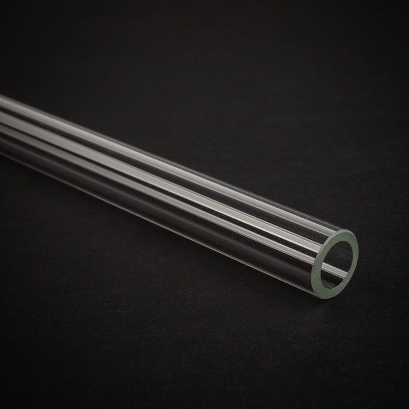 Alphacool HardTube 16/11mm Borosilikatglas 90 Grad Winkel 10/30cm - klar