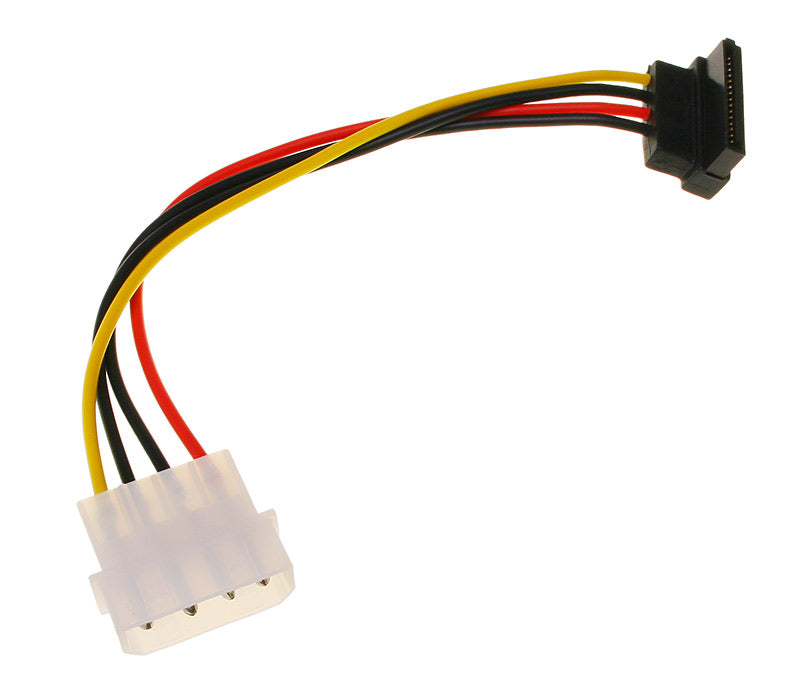 InLine SATA Stromadapterkabel an 4-Pol Molex gewinkelt oben