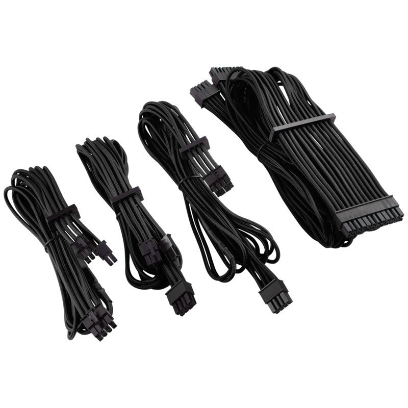 Corsair Premium Sleeved Kabel-Set (Gen 4) - schwarz