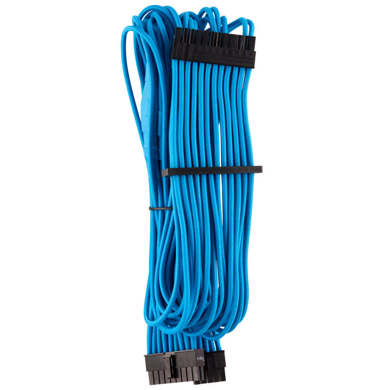 Corsair Premium Sleeved 24-Pin-ATX-Kabel (Gen 4) - blau